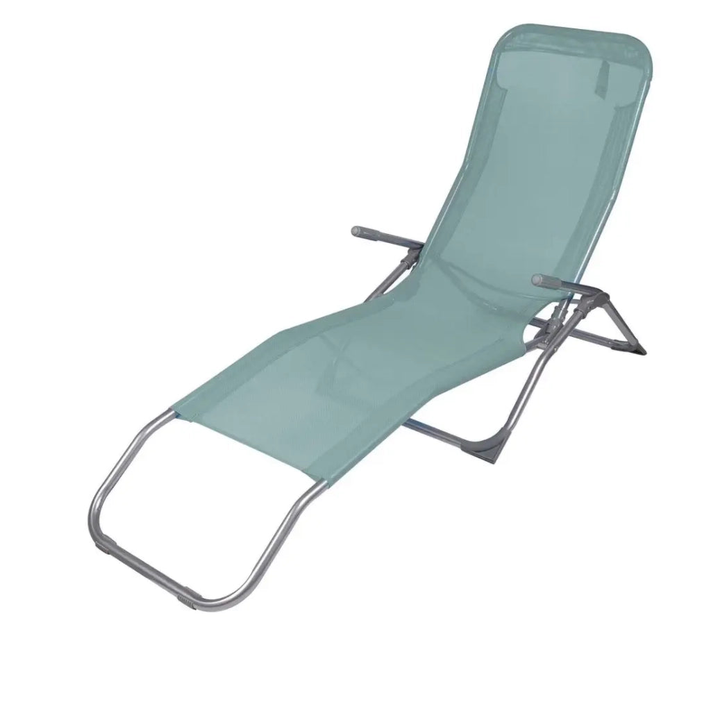 Lettino / sdraio colore Blu grigio 140x95x61cm
