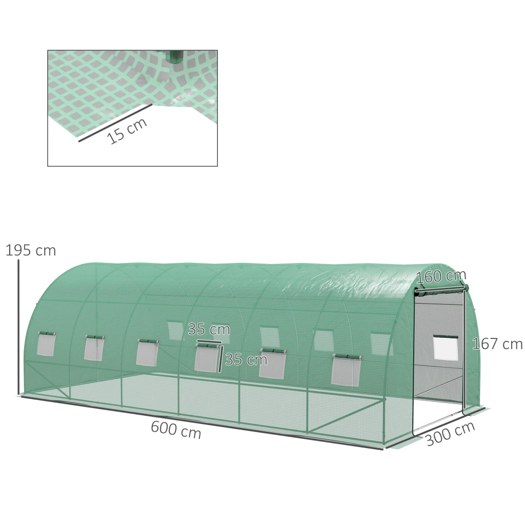 Serra Tunnel 6x3x2 m ¨C Minimal ¨C Verde