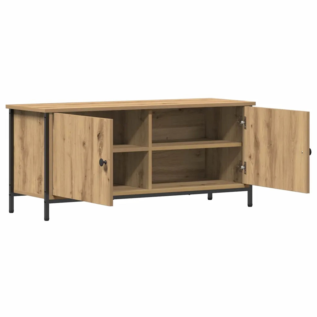 Mobile TV Rovere artigianale 100 x 35 x 45 cm Legno multistrato 873887