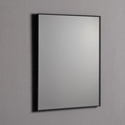 Specchio 60x80 con telaio in PVC nero opaco
