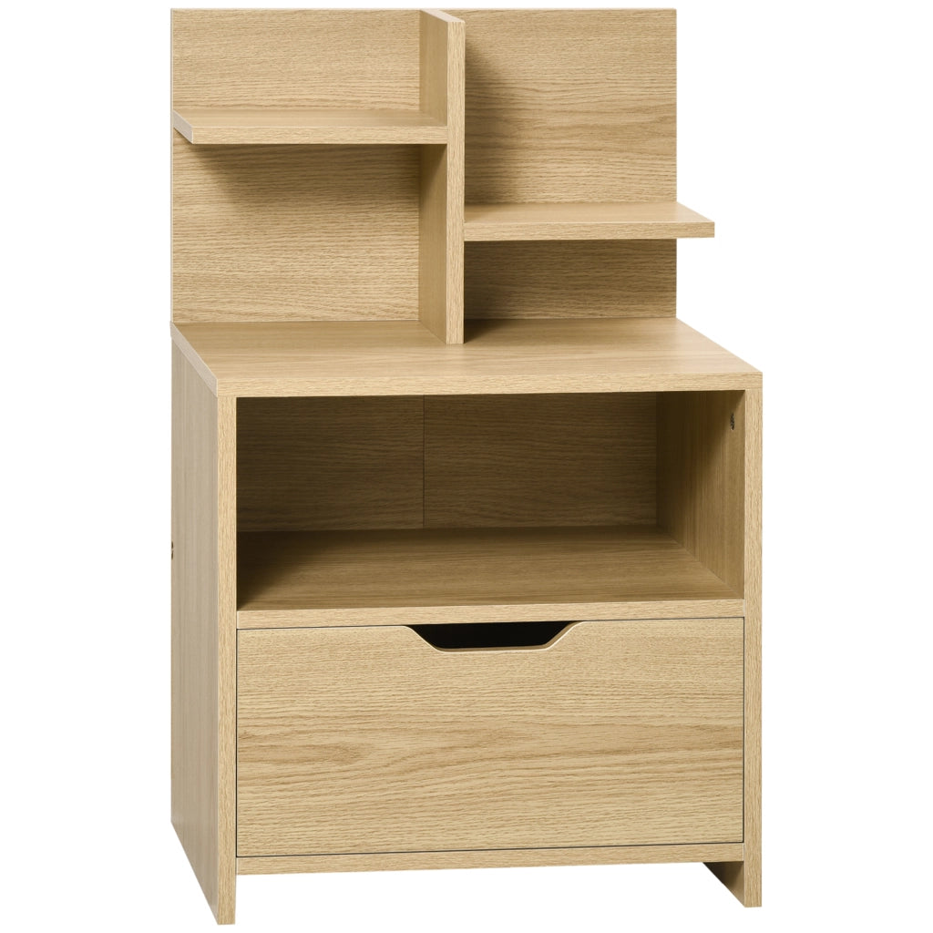 Comodino con cassetto e ripiani ¨C Xylo ¨C Truciolato 45x35x73 cm
