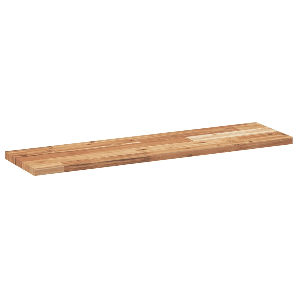 Ripiano a Parete 100x20x2cm Legno Massello Acacia Rifinito Olio 3279507