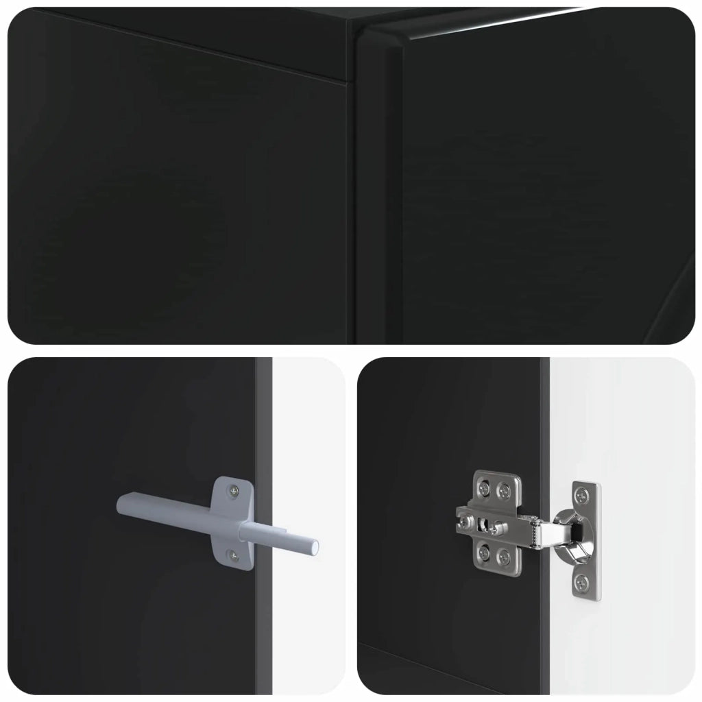Mobile TV Nero Legno ingegnerizzato 896236