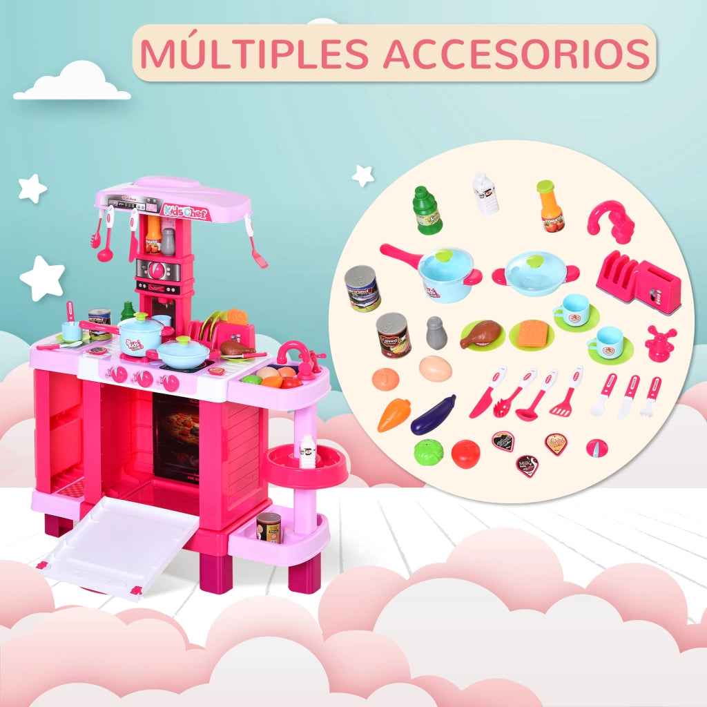 Cucina Giocattolo Bambini ¨C Minimal ¨C Rosa 78x29x87 cm