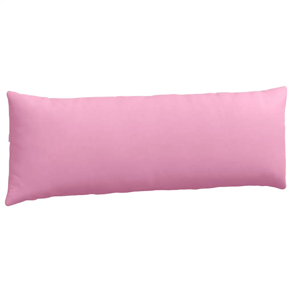 Cuscini da Divano 2 pz | Cuscini per sedie Rosa 120 x 40 cm Tessuto