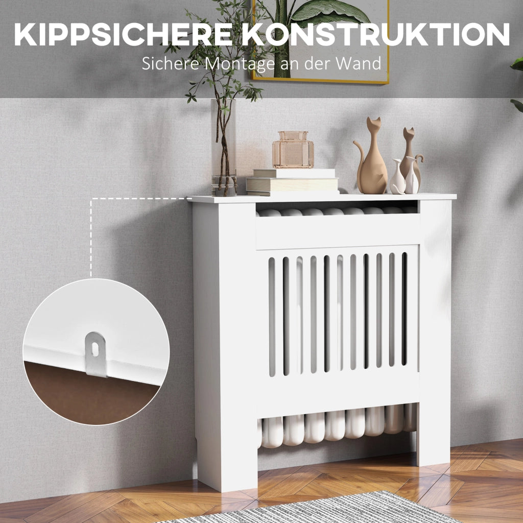 Copritermosifone MDF Bianco ¨C Xylo ¨C 78x19x81cm