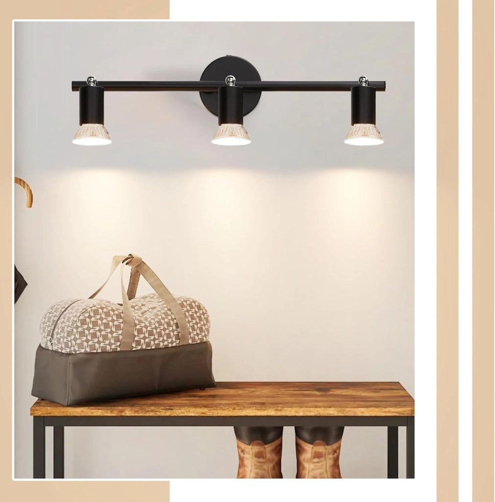 ZMH Faretto da soffitto 3 luci GU10 moderni per camera letto corridoio