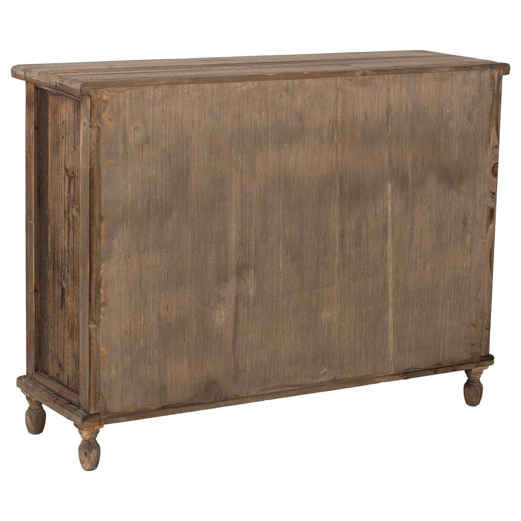 Credenza in legno con 2 cassetti e 3 ante 120x38x90