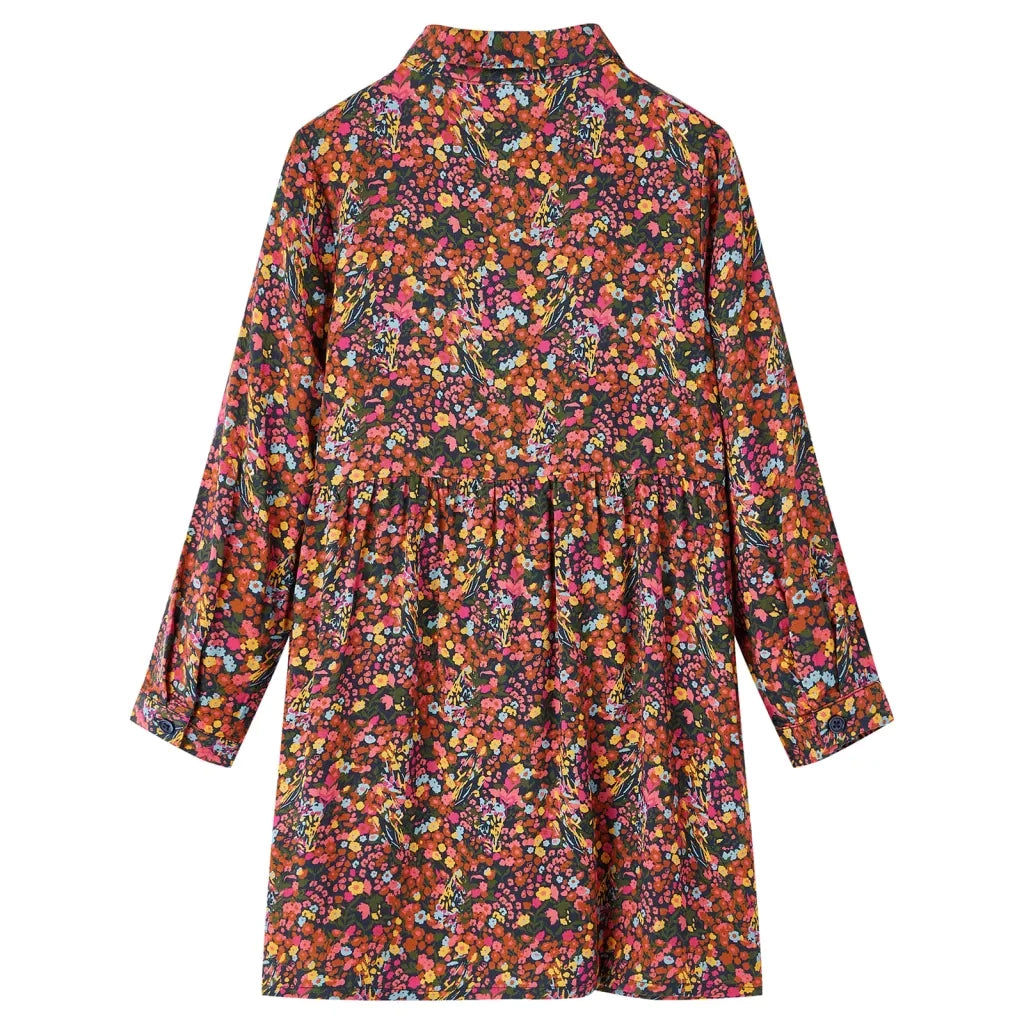 Abito da Bambina a Maniche Lunghe Multicolore 140 CFW6544162