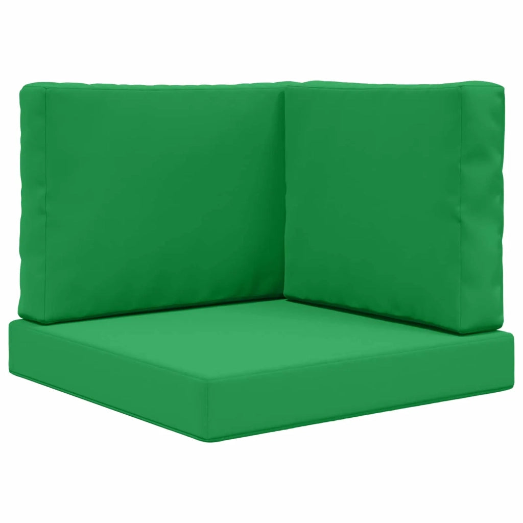 Cuscino per divano da esterno 3 pz | Cuscini per sedie Verde Poliestere