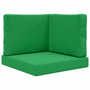 Cuscino per divano da esterno 3 pz | Cuscini per sedie Verde Poliestere