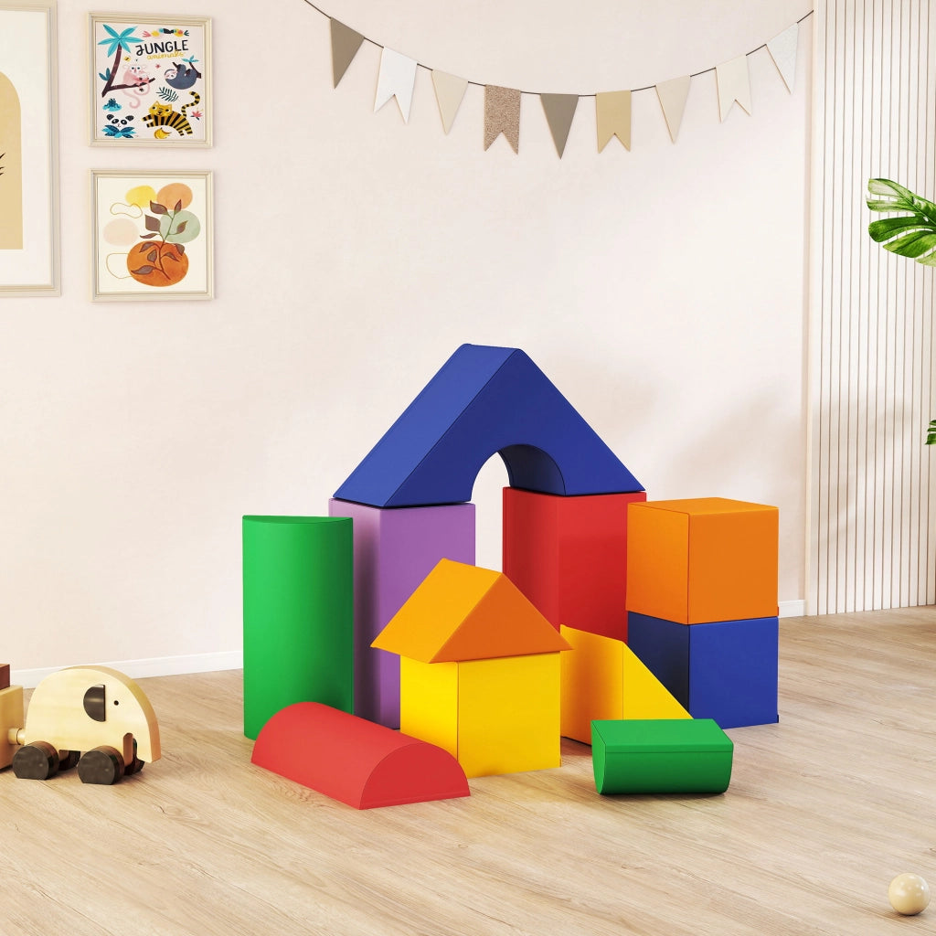 Set Costruzioni Morbide 11 Forme ¨C Xylo ¨C Bambini 1-3 Anni PU EPE Colori Vari