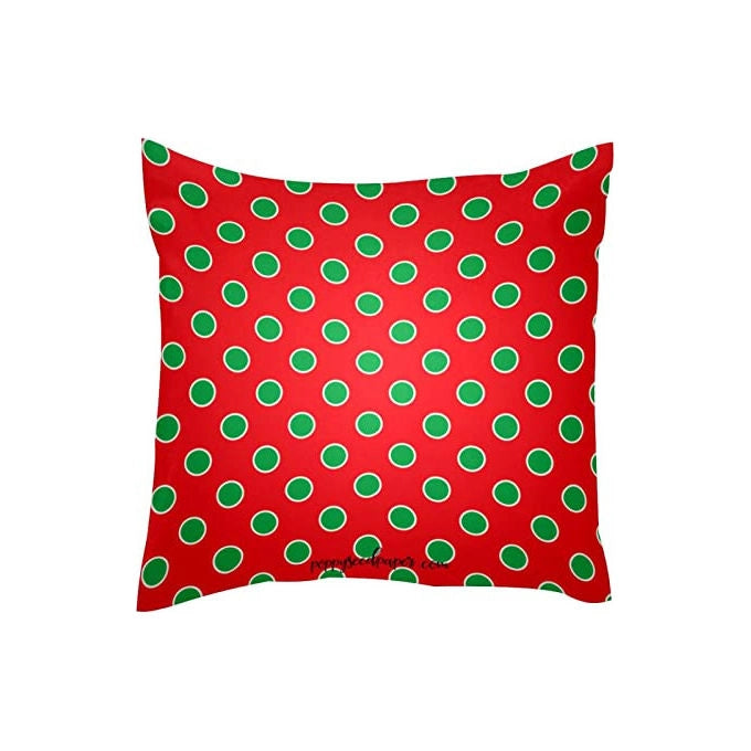 Yeppon Federa Cuscino Natale Pois Modello Rosso 40x46