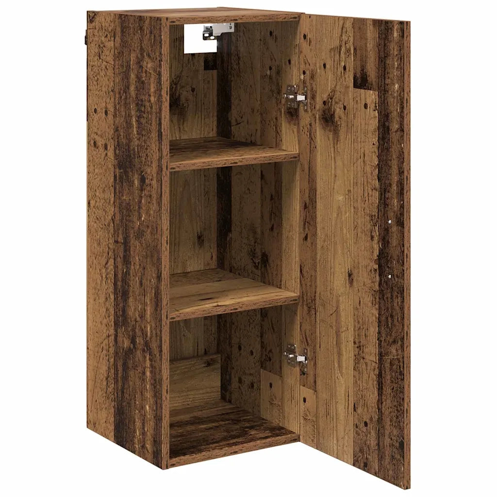 Pensile | Mobile a Parete Legno vecchio 34,5 x 34 x 90 cm Legno multistrato
