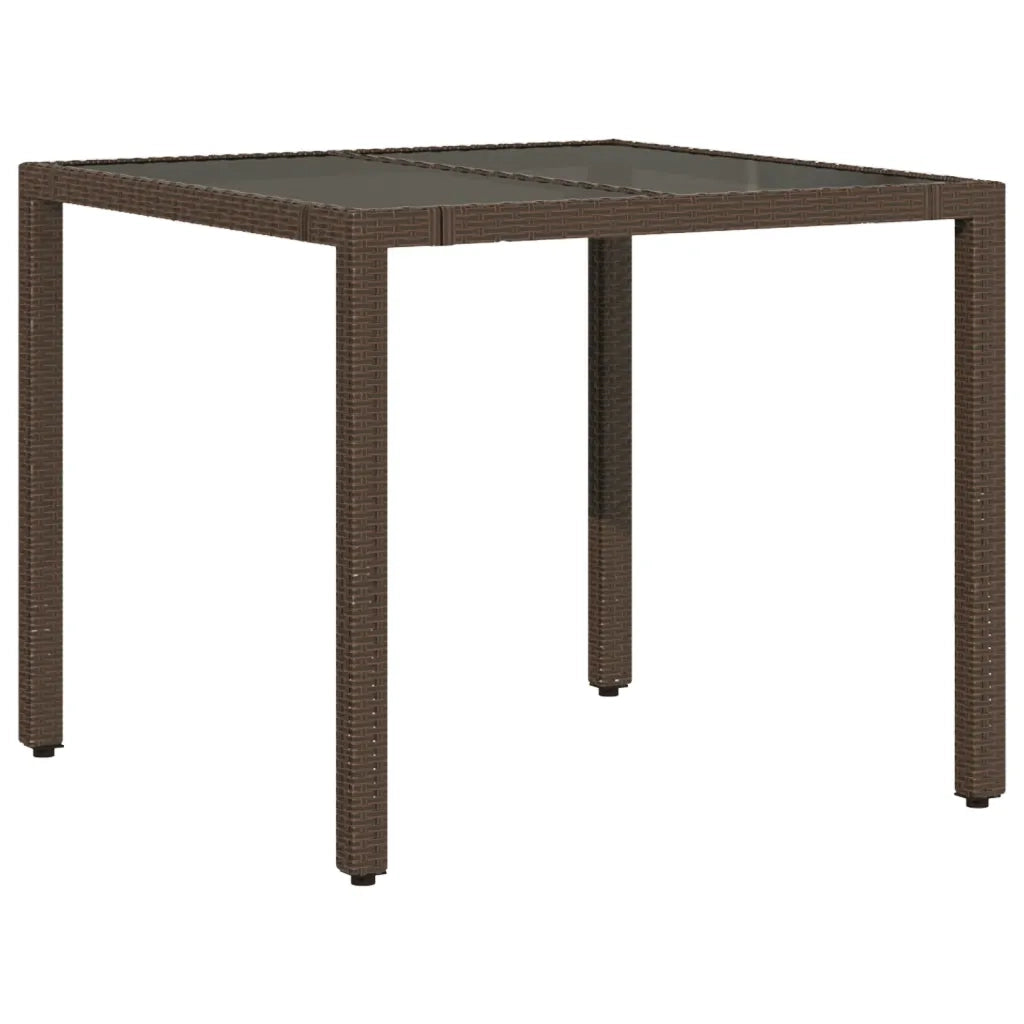 Set Bistrò 3 pz con Cuscini Marrone in Polyrattan 3276767