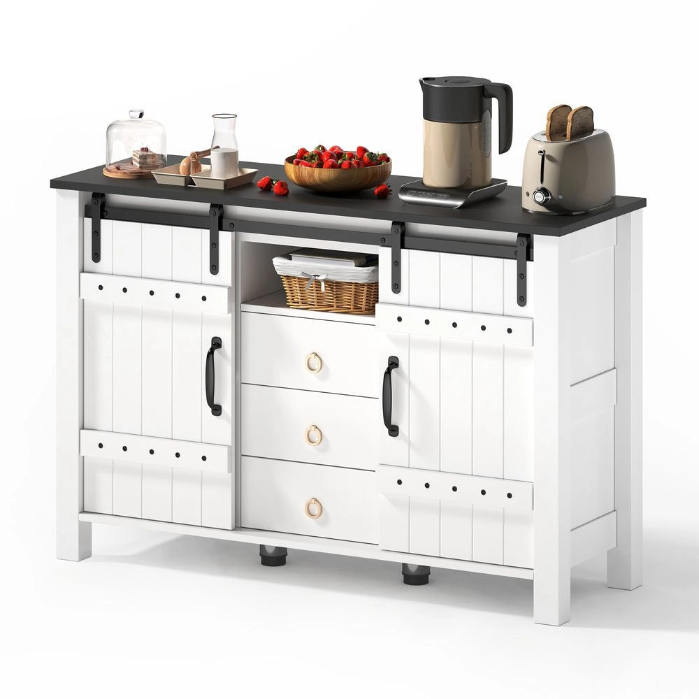 Buffet rustico - Xylo - 3cass scorrevoli 120x40x80cm