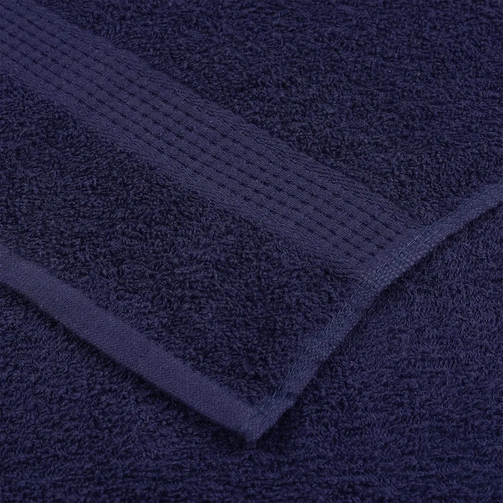 Asciugamani da doccia FROGN 4 pezzi Blu navy 70x140 cm 360 g/m2