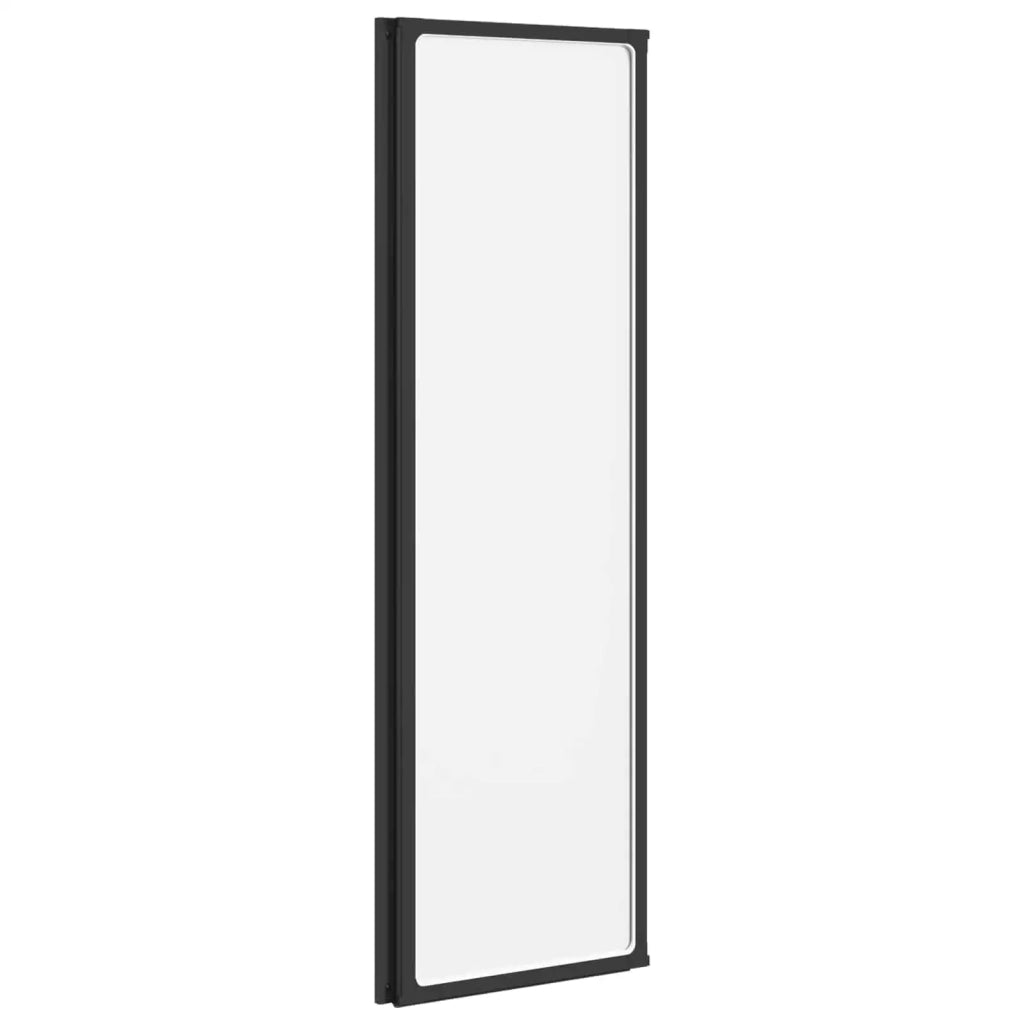 Schermo Doccia Pieghevole Nero e Ghiaccio Completo CFW4136402