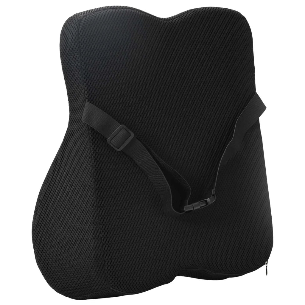 Cuscino lombare Nero Schiuma Memory 40 x 40 x 11 cm 42012708