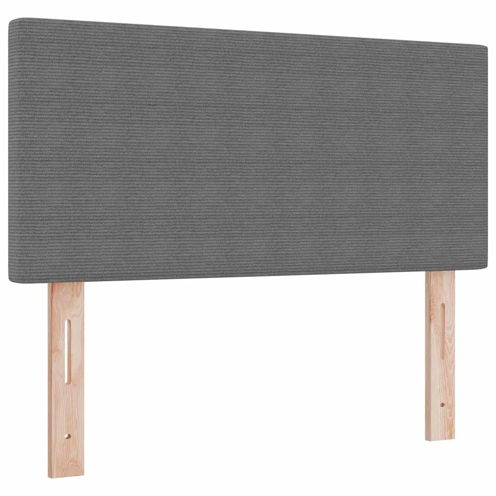 Letto a Sorgente LED Grigio chiaro e bianco 80 x 200 cm 3337575