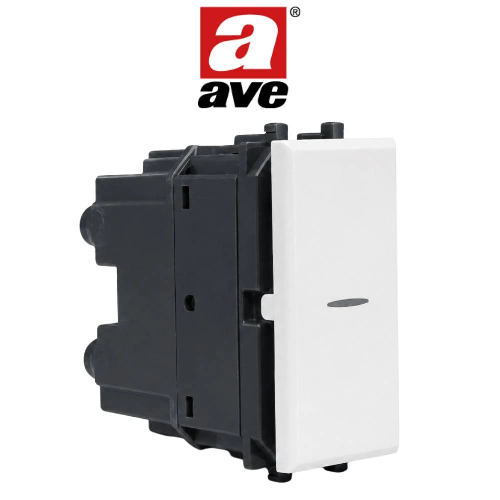 Interruttore assiale illuminato 1p 10ax 250v serie s44