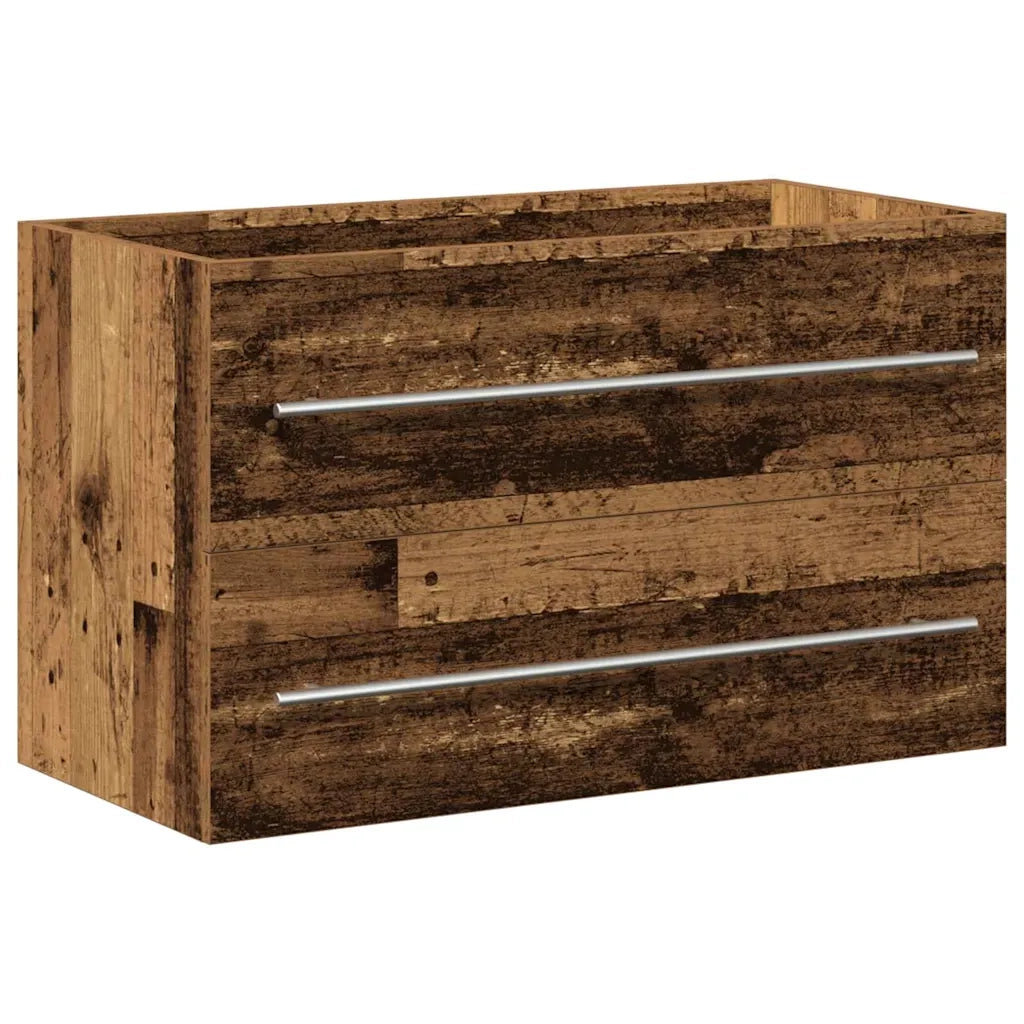 Armadio per Lavabo da Bagno Legno vecchio 80 x 38,5 x 48 cm 3333132