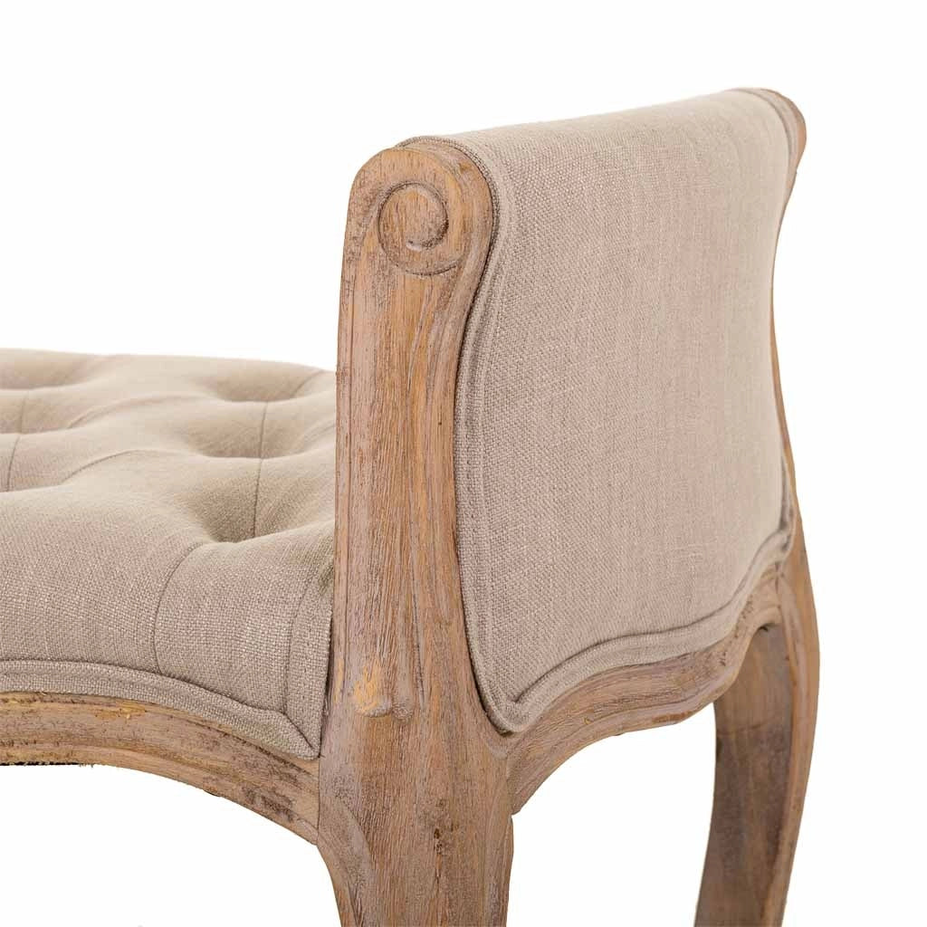 Sgabello in legno 71x 48x45/60 cm beige