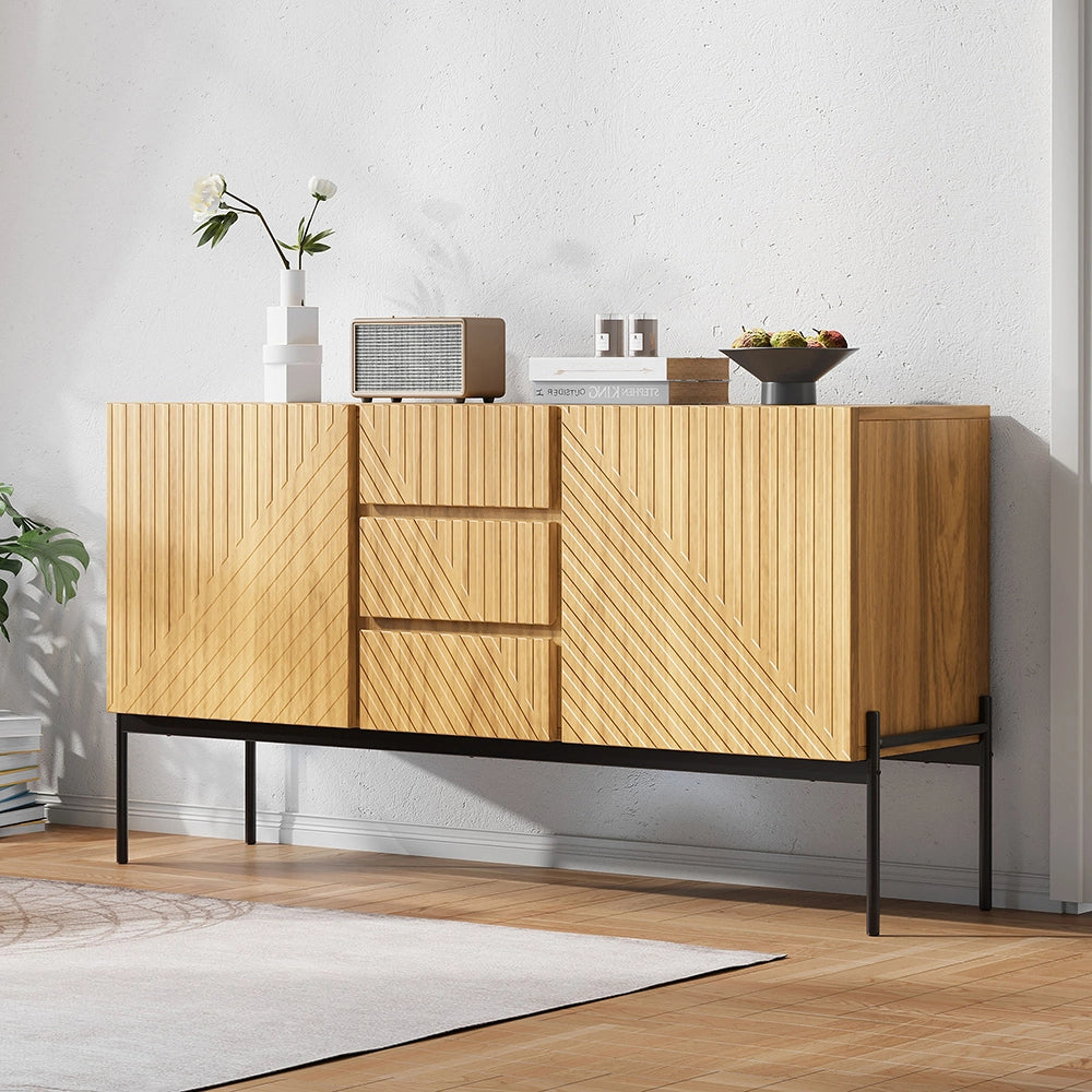 Buffet TV - Xylo - 2porte+3cassetti 140x40x75cm