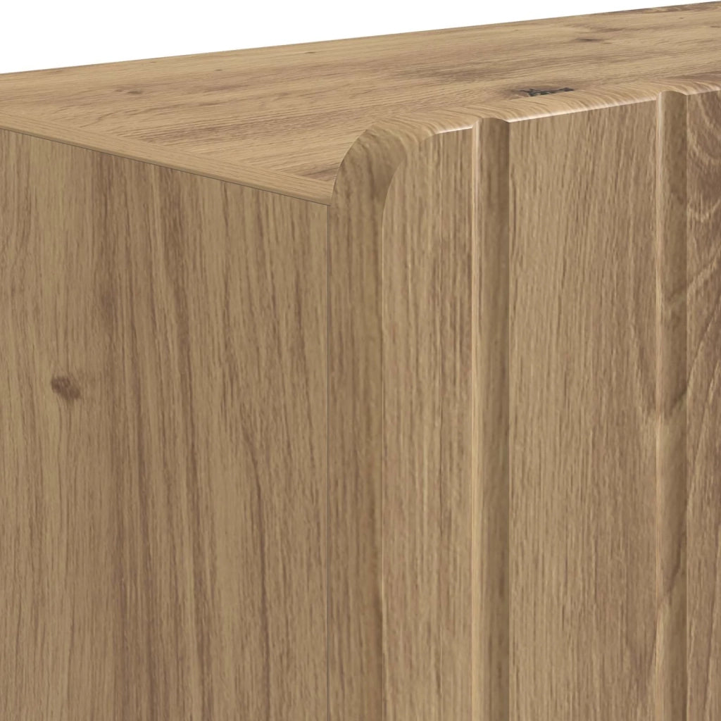 Mobiletto da Bagno ZWOLLE Rovere Artigianale 30 x 31 x 79,5 cm 896394
