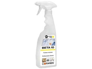 PULITORE MULTIUSO E TESSUTI BETA10- - ml.750 spray - 12 pezzi FAREN