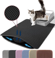 Matrice per gatto - grande tessuto a maglie - impermeabile - nero