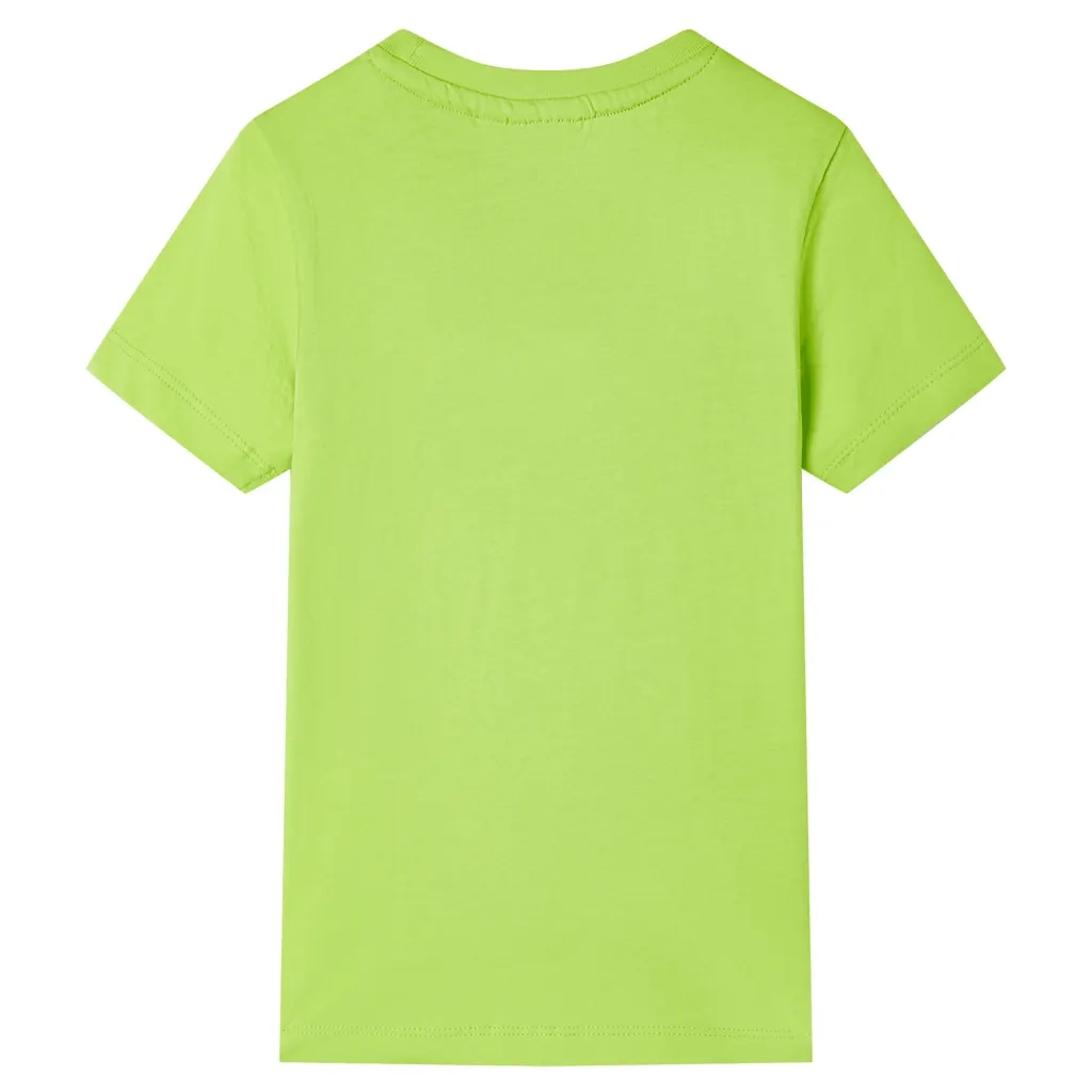 Maglietta da Bambino a Maniche Corte Lime 116 11936