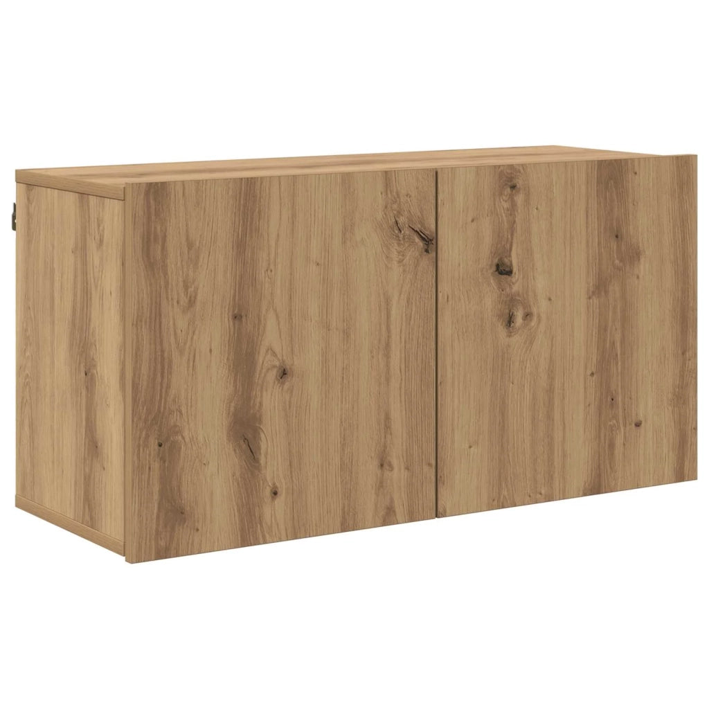 Unit¨¤ TV da Parete 5 pz | Armadietto TV | Mobile Porta TV Rovere artigianale Legno multistrato