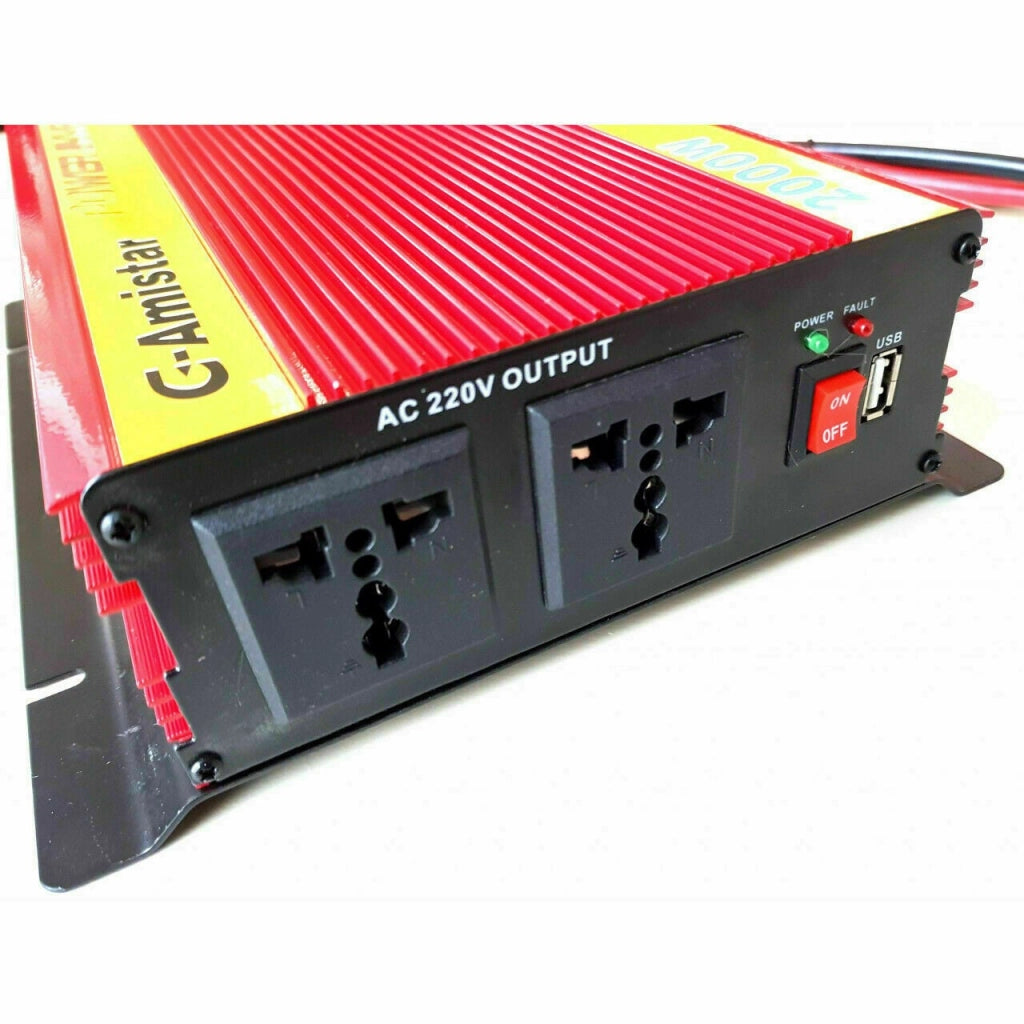 Inverter di Potenza 4000W G-Amistar Trasforma 12V a 220V + USB - ZENCOCCO