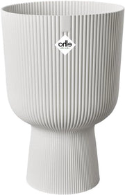 Vibes Fold Coupe 30 - Vaso per piante per interni - Ø 29,5 cm - Bianco - 100% materiale di riciclo di plastica