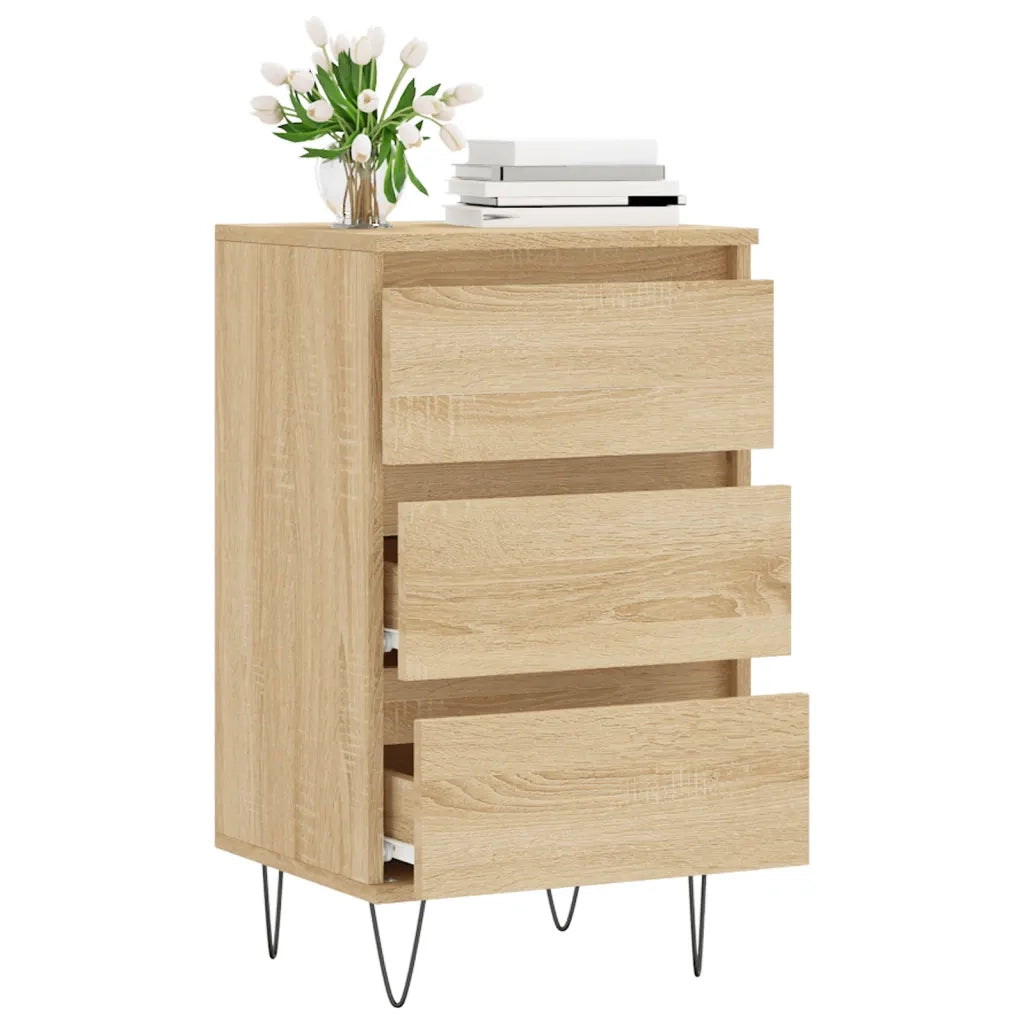 Credenza Rovere Sonoma 40x35x70 cm in Legno Multistrato 831095