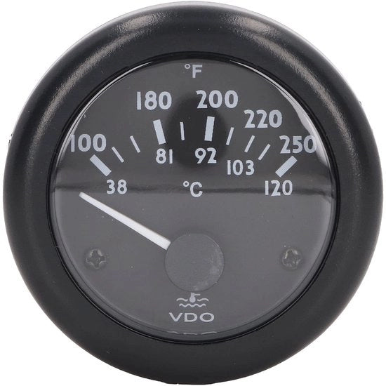 Termometro acqua 2 pollici - Impermeabile - Misura temperatura 38-120°C - Strumento di motori - Strumento automatico - Strumento nautico