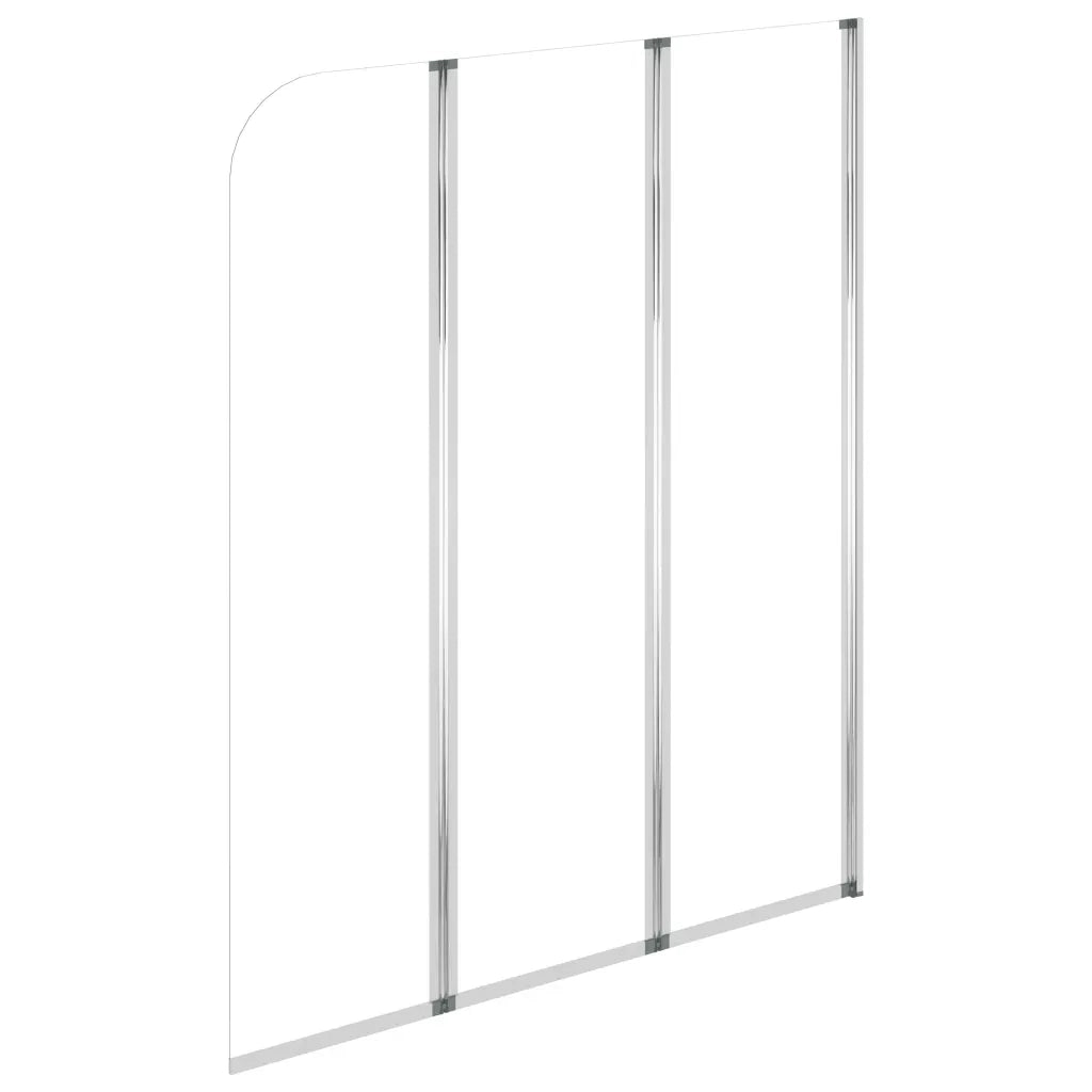 Cabine da Bagno 2 pz 104x130 cm in Vetro Temperato Trasparente 146228