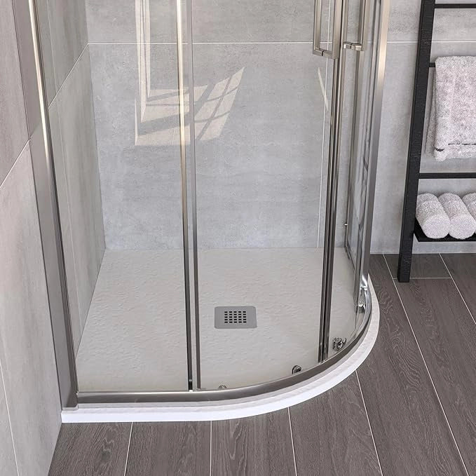 PIATTO DOCCIA STONE SEMITONDO 90X90 BIANCO OPACO ERCOS