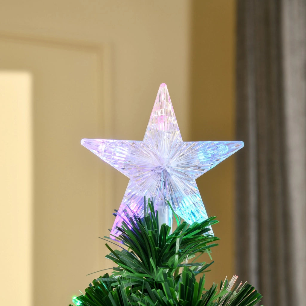 Albero di Natale Artificiale 150cm con Luci LED ¨C Minimal ¨C Bianco