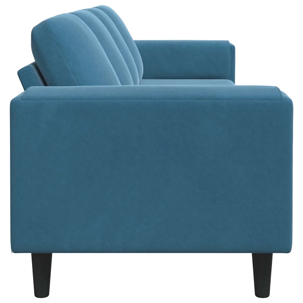 Divano per Soggiorno Blu 250 x 77 x 76 cm 3335090