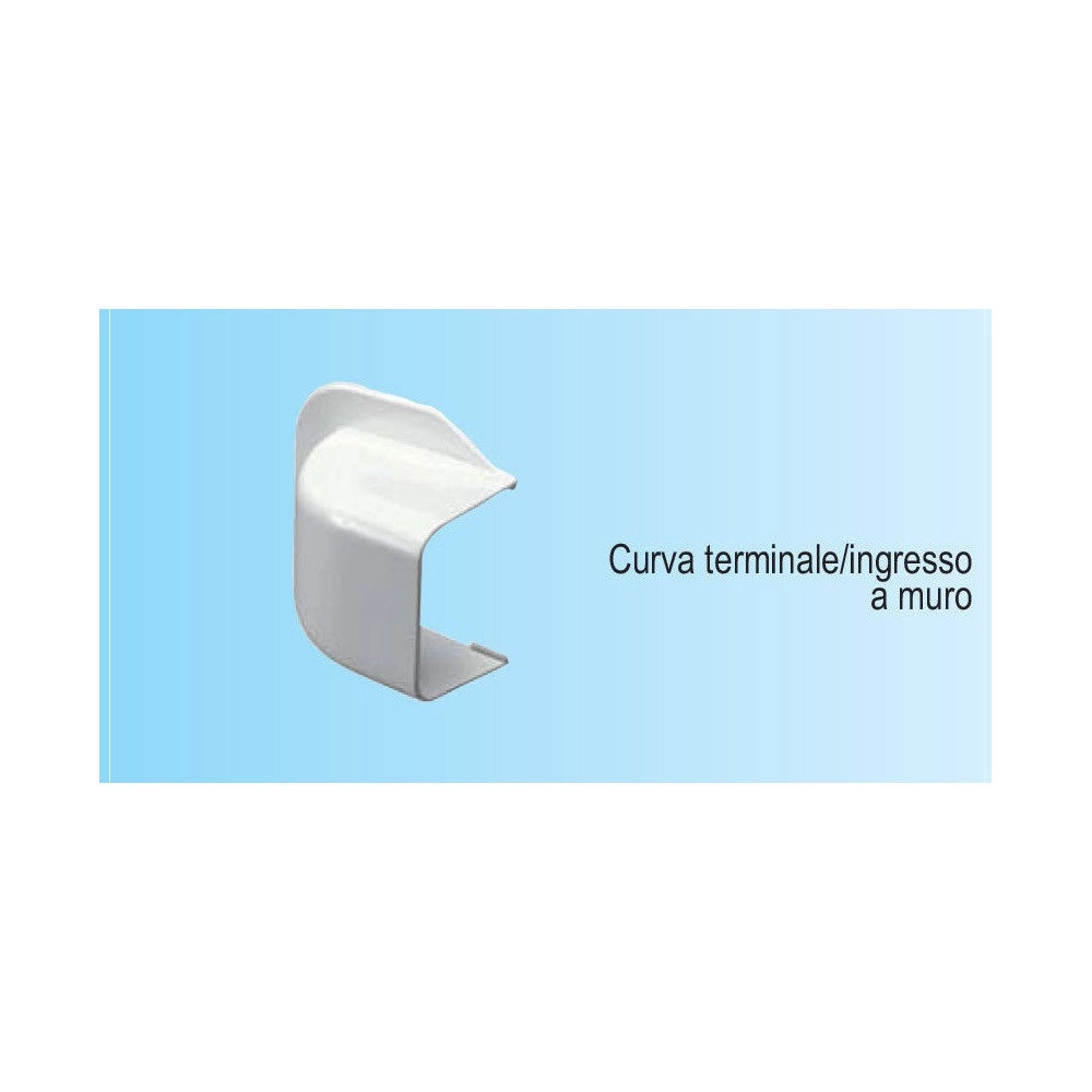 First profilfreddo 65x50mm curva a muro per canalina