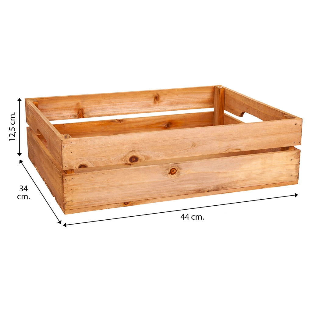 Cassetto in legno marrone 44x34x12,5h