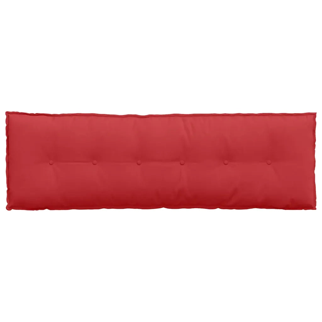 Cuscino per Schiena | Cuscino dorsale Rosso 160 x 19 x 50 cm Tessuto