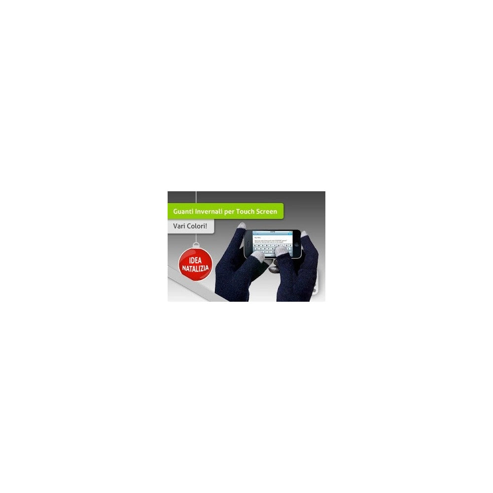 Trade Shop - Guanti Per Touch Screen Caldi Di Lana Vari Colori Guanti Touch Per Smartphone -