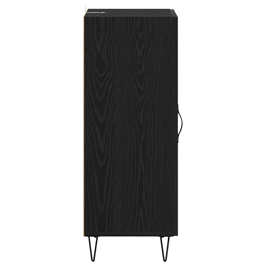 Credenza Rovere Nero 34,5 x 34 x 90 cm 881650