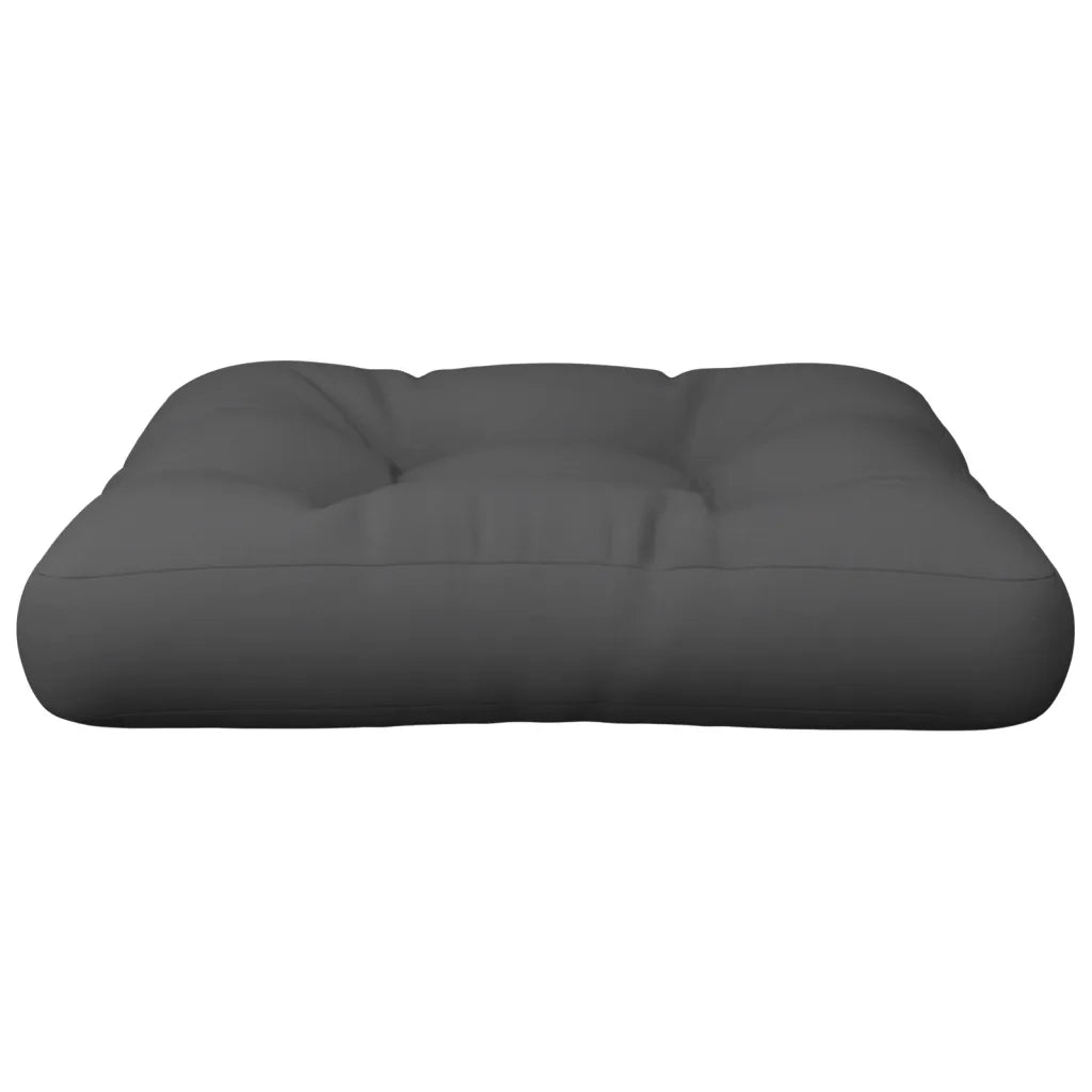 Cuscino per Pallet Antracite 60x60x12 cm in Tessuto 360447