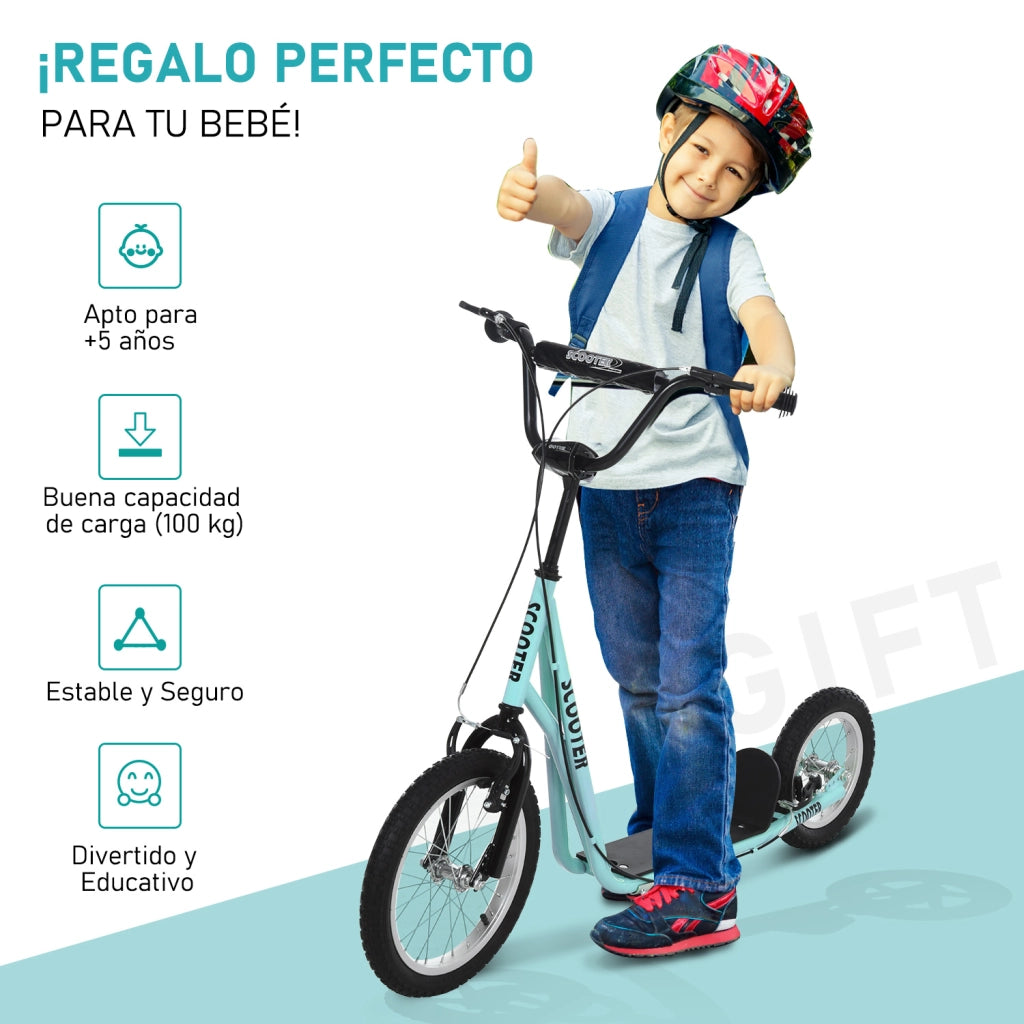 Patinete per Bambini ¨C Minimal ¨C Blu 135x58x88-94 cm