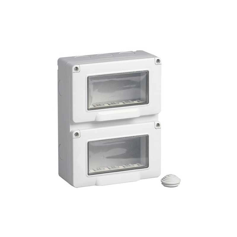 14912 Contenitore Ip55 8M 4X2 Verticale Plana