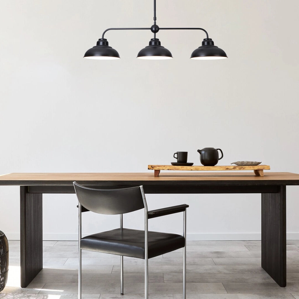 Lampada a sospensione Rabalux Dragan nera 3xE27 107cm